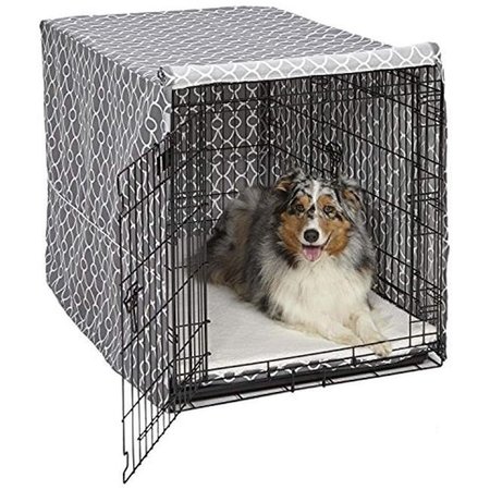 MIDWEST METAL PRODUCTS Midwest Metal Products 249521 48 in. BRN Pets Dog Crate Cover 249521